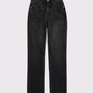 Abercrombie & Fitch Faded Black Ultra High Rise Jeans